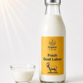 Fresh Goat Laban 1 Litre (Naturally A2) (Glass Bottle) | لبن ماعز طازج ١ لتر (عبوة زجاجية)
