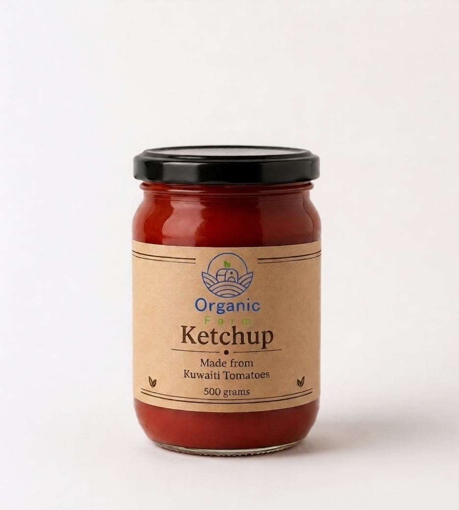 Ketchup made from Kuwaiti tomatoes 500 grams كاتشاب من طماط كويتي