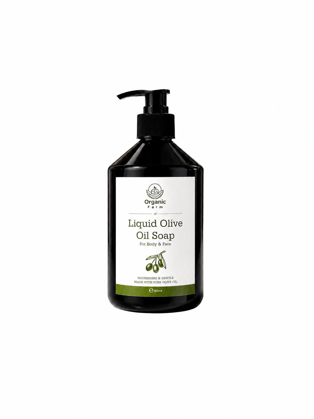 Liquid Olive Oil Soap for Body & Face 500ml ( صـابون زيت الزيتون السائل للوجه والجسم ٥٠٠مل)