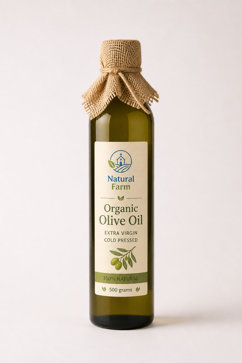 Organic olive oil 500 grams زيت زيتون عضوي