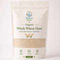 Organic, non-genetically modified whole wheat flour طحين القمح الكامل العضوي غير معدل وراثيا ١ كيلو