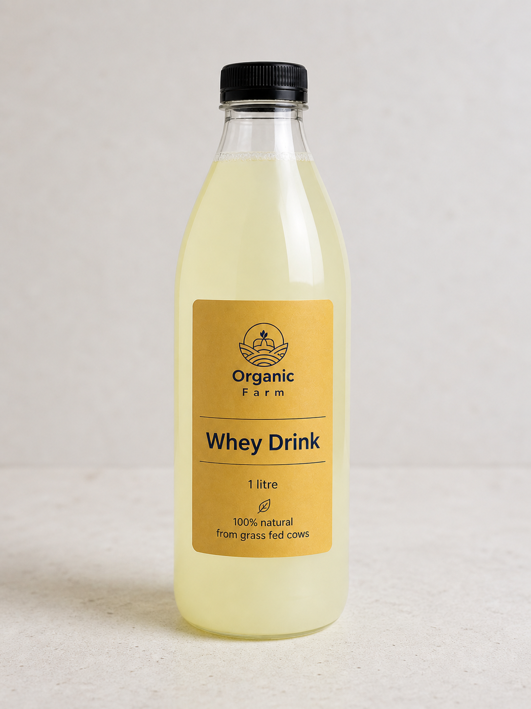 Whey drink 
1 litre 
100% natural from grass fed cows مصل اللبن البقري من أبقار متغذية على العشب