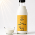 Fresh Goat laban 1 litre ( naturally A2) لبن ماعز طازج