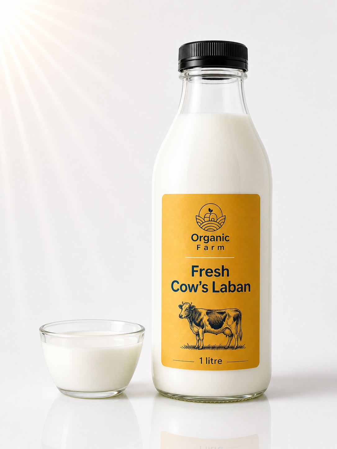Fresh cow’s Laban لبن بقري طازج ١ لتر