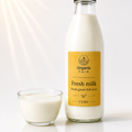 Fresh milk from grass fed cows 1 litre  حليب  بقري طازج