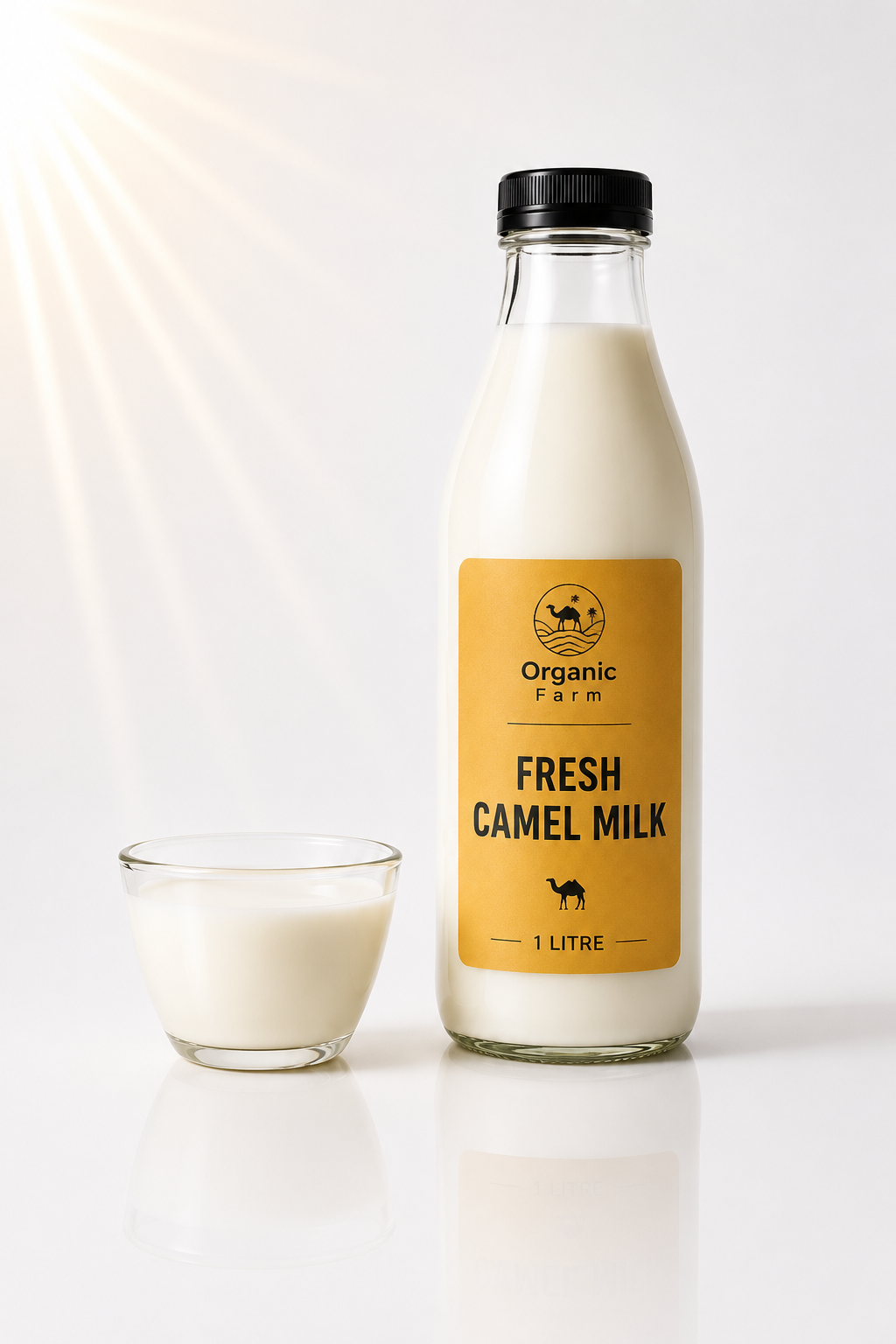 camel milk 1 litre حليب ابل ١ لتر
