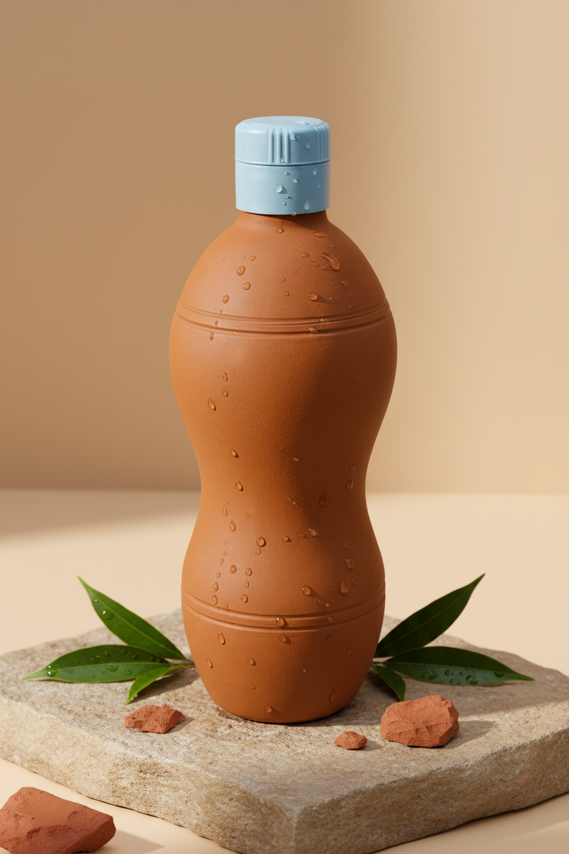 Organic fakkar hand made فخار عضوي  800 ml صناعة يدوية للشرب