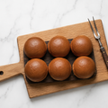 Whole Wheat Burger Buns with Olive Oil & Natural Yeast 6pcs صمون البيرجر من القمح الكامل وزيت الزيتون والخميرة الطبيعية
